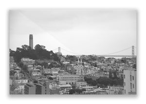 
                  
                    cityscape of San Francisco in acrylic
                  
                